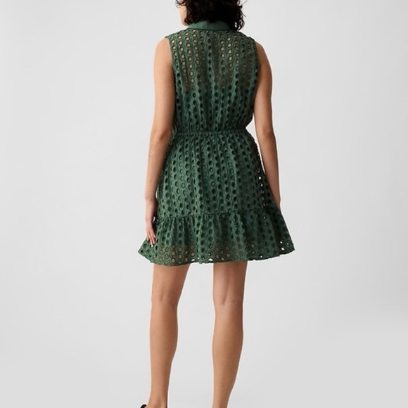 Gap Eyelet Tiered Mini Dress - Picture 3 of 6